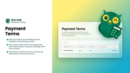Wise B2B Wholesale Pricing screenshot