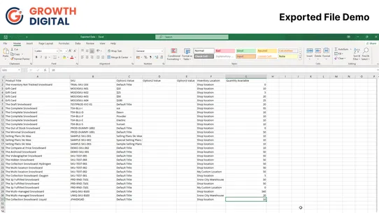 GD InventoryPro screenshot