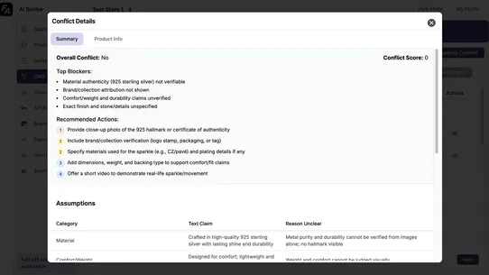 AI Scribe ‑ Content Generation screenshot