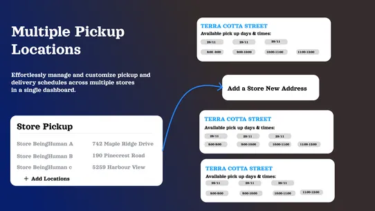 Delivery Date Time Slot Pickup screenshot