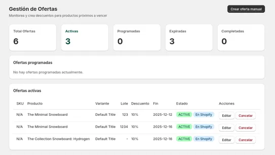FreshStock FIFO screenshot