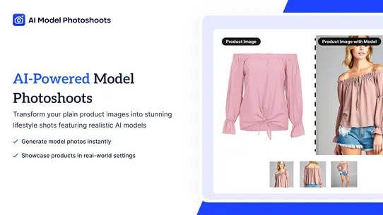 AI Model Photoshoot screenshot
