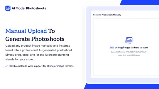 AI Model Photoshoot screenshot