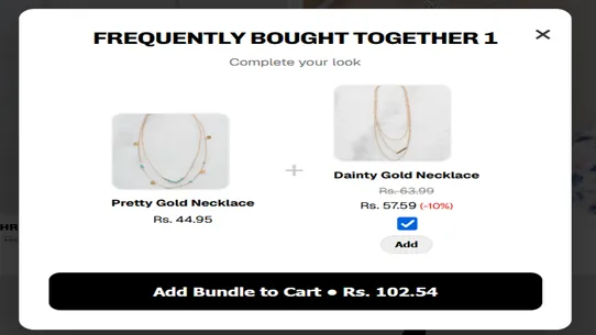 Frequently Bought Together screenshot