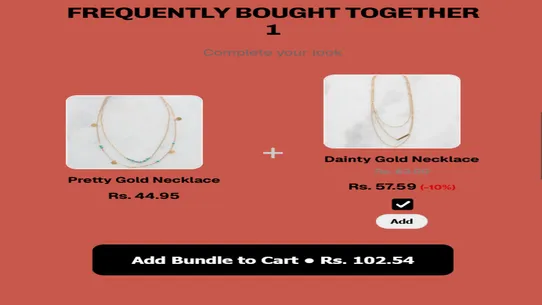 Frequently Bought Together screenshot