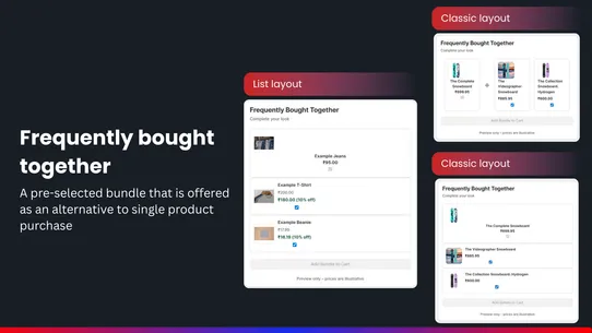 Frequently Bought Together screenshot