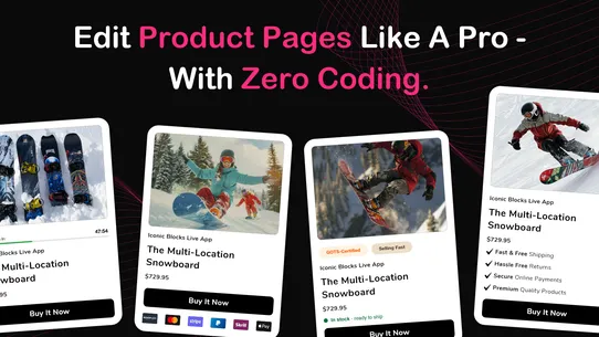 Iconic Blocks: Product Blocks screenshot