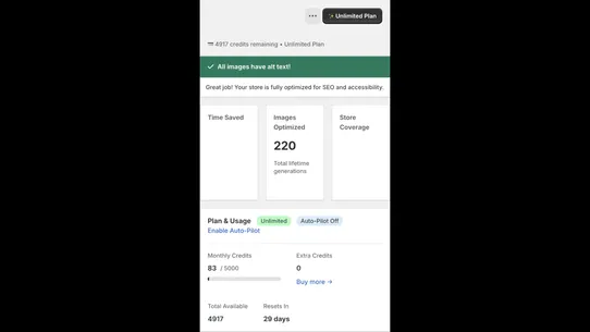 Lumina: AI Image SEO screenshot