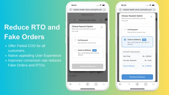 PenguinCOD Partial COD Deposit screenshot