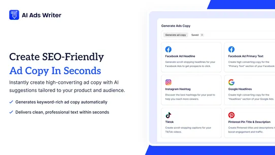 AI Ads Writer screenshot