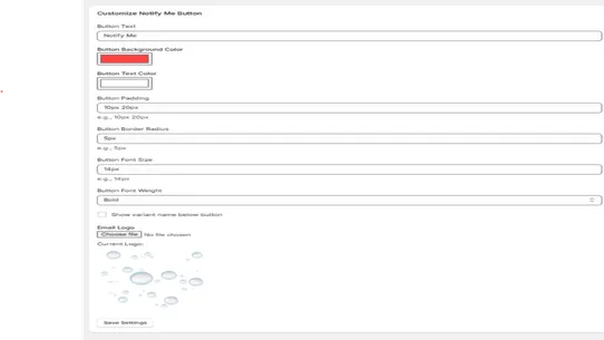 Ecom back in stock screenshot