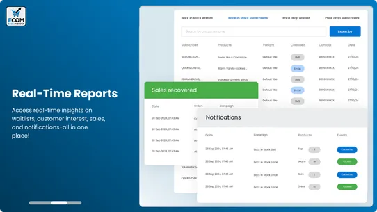 Ecom back in stock screenshot