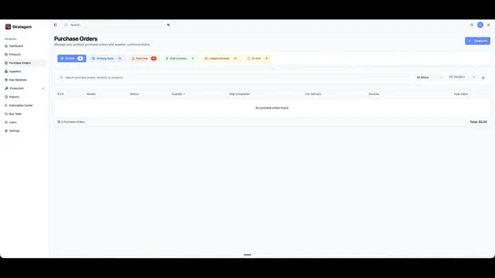 Stratagem Inventory Management screenshot