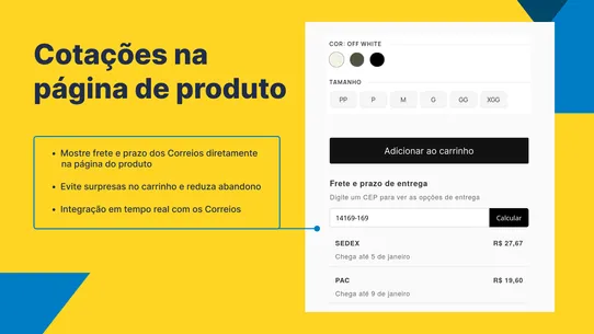 MeuCorreios ‑ Cotação e Rastro screenshot