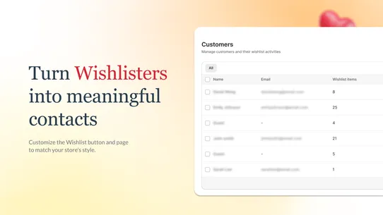 Joy Wishlist app screenshot