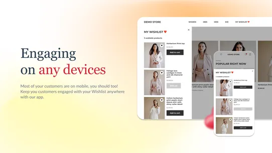 Joy Wishlist app screenshot