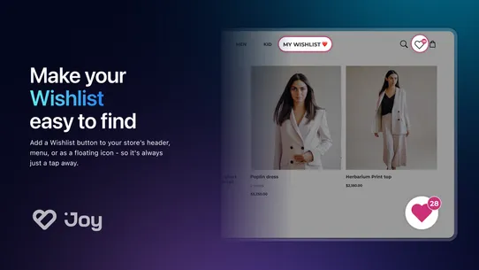 Joy Wishlist app screenshot