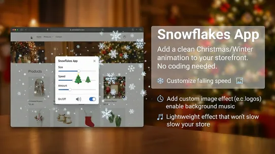 DDC Snowflakes Winters screenshot