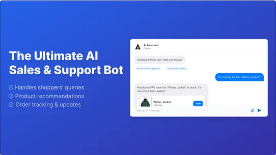 MIT AI Chatbot &amp; Sales Bot screenshot