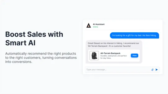 MIT AI Chatbot &amp; Sales Bot screenshot