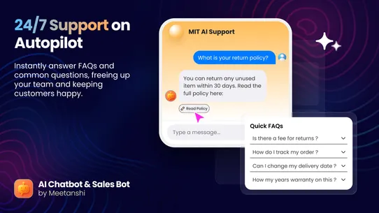 MIT AI Chatbot &amp; Sales Bot screenshot