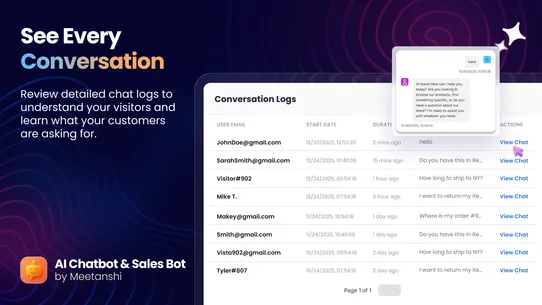 MIT AI Chatbot &amp; Sales Bot screenshot