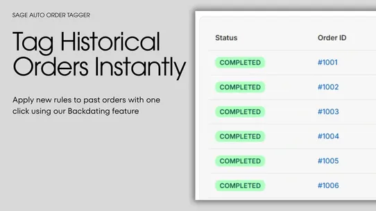 Sage Auto Order Tagger screenshot