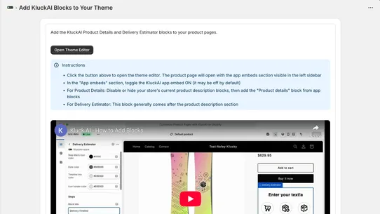 KluckAI‑store screenshot