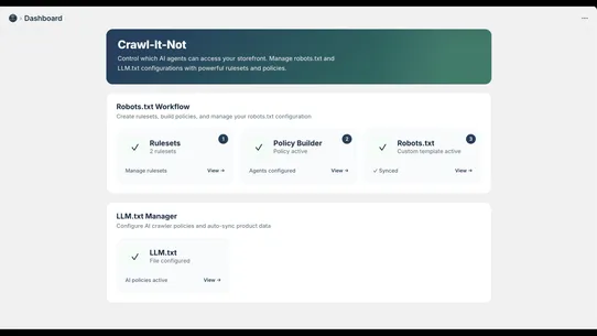 AI Crawl It Not screenshot