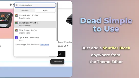 Shop Roulette screenshot