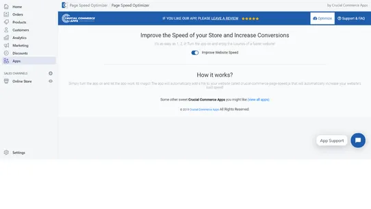 Speedster Page Speed Optimizer screenshot