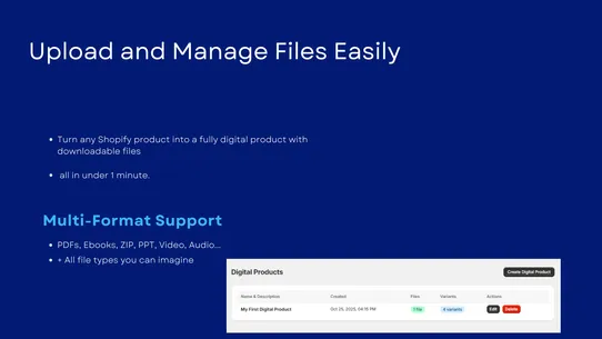 Instant Digital Downloads‑Flop screenshot