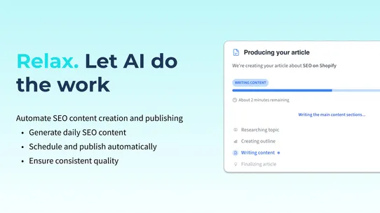 SEO Writer AI screenshot