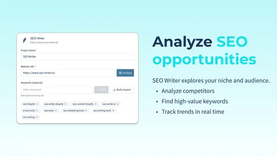 SEO Writer AI screenshot