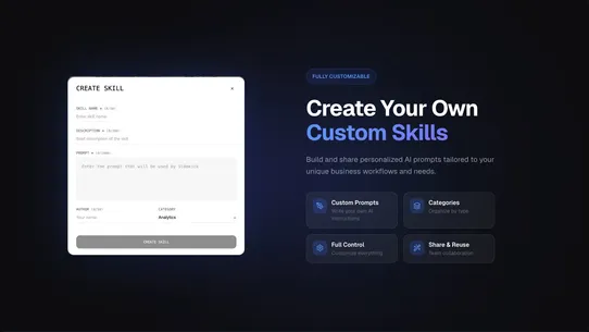 Sidekick AI Skills Library screenshot
