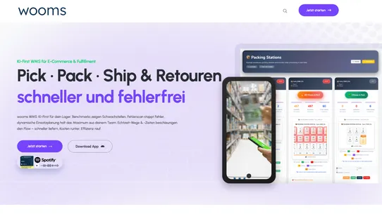 wooms WMS Orders &amp; Shippings screenshot