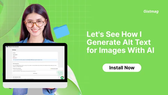 Gistmag Alt Text Generator screenshot