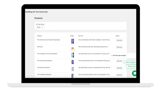 Gistmag Alt Text Generator screenshot