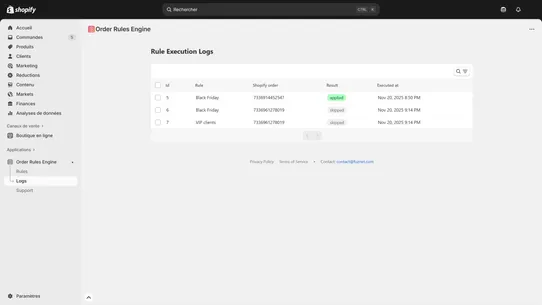RuleWorks: Order Rules Engine screenshot
