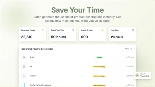 Descify: AI‑Powered Generator screenshot