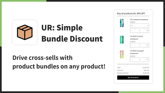 UR: Simple Bundle Discount screenshot