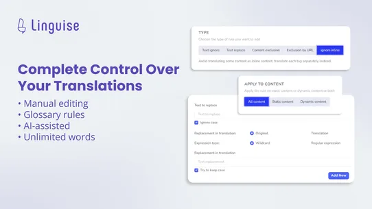 Linguise AI Translation screenshot