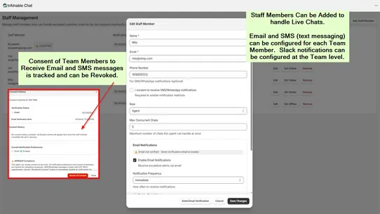 trAInable Chat screenshot