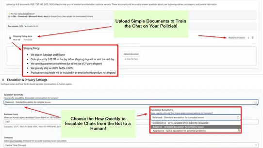 trAInable Chat screenshot