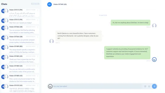 SiteChat AI screenshot