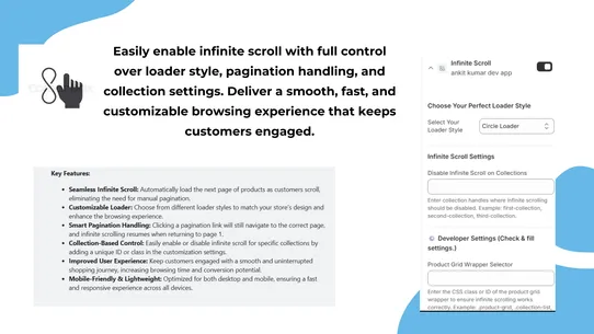 MeroxIO Infinite Scroll screenshot