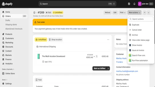 inFakt Integration screenshot