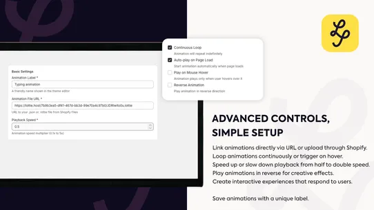LottiePlayer: JSON/dotLottie screenshot