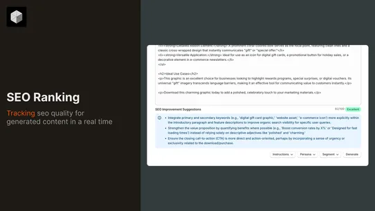 Frimty AI Customer Content SEO screenshot