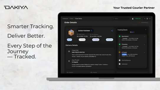 Dakiya: Shipping &amp; Tracking screenshot